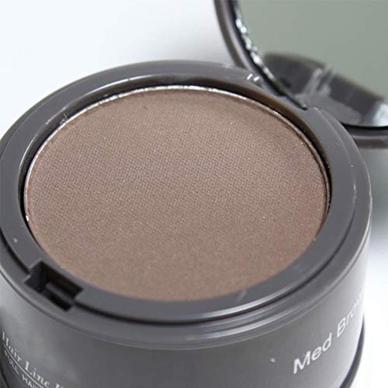 gowwim Hairline Powder (Medium Brown) - Instantly Cover Gray Roots, Hair Touch-Up, Hair Color Shadow for Thin Hair - Image 2
